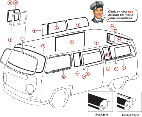 BUS WINDOW RUBBER