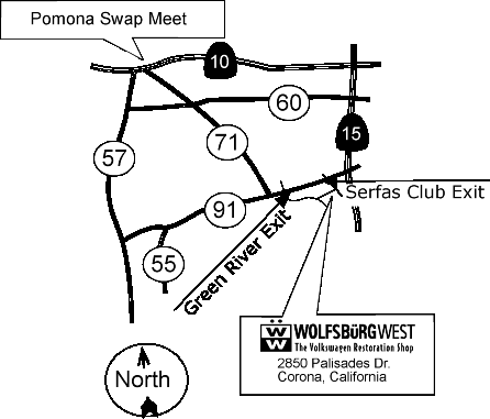 Map to Wolfsburg West