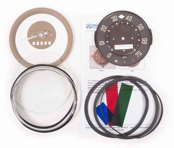 Description: Bus Speedometer Restoration Kit, for mid 1958-mid 1960 bus ...
